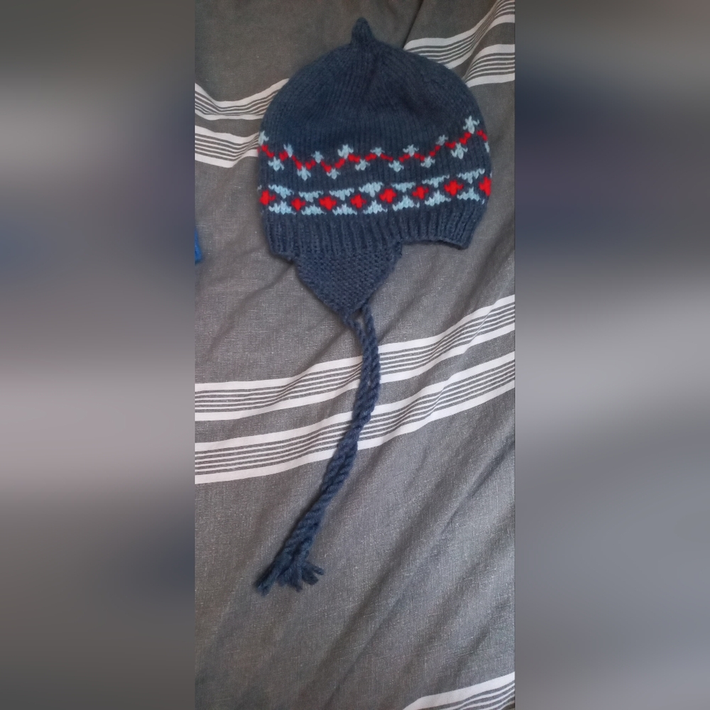 𝅺HANDMADE | Black Knit Toques (2 available) NEW UNWORN